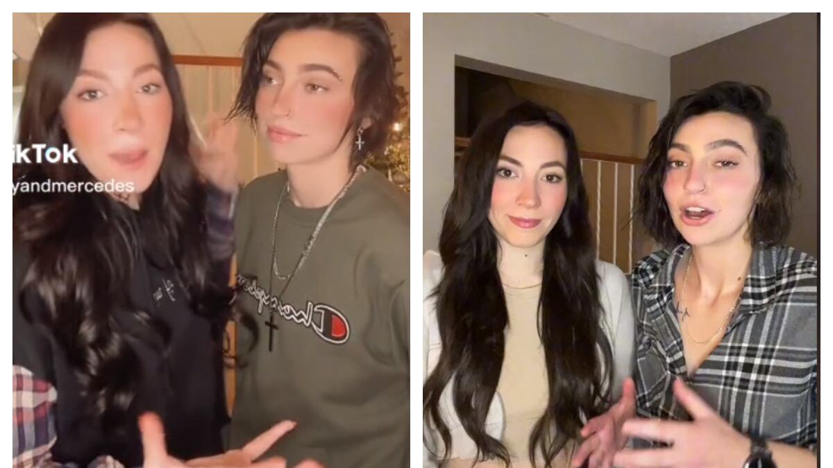 Carly y Mercedes tienen 2 años de novias, pero podrían ser hermanas