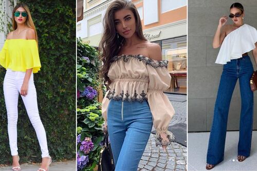 Las blusas ‘gypsy’ son tendencia por estilizar la figura: así se usan con jeans en primavera