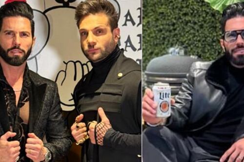 “Mi tía adinerada llegando al funeral”: Tunden a Poncho de Nigris por su look de falda en los TikTok Awards