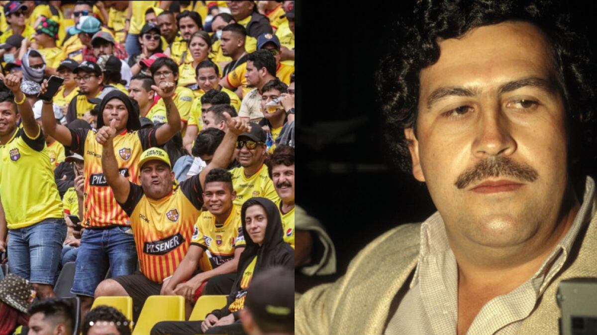 Pablo Escobar estuvo en el Monumental