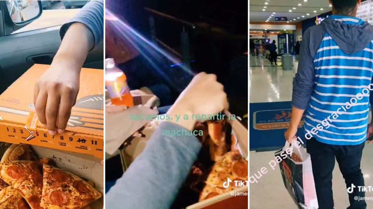 La familia no sólo ahorró en las golosinas, sino que disfrutó de una buena película y de la pizza recién horneada