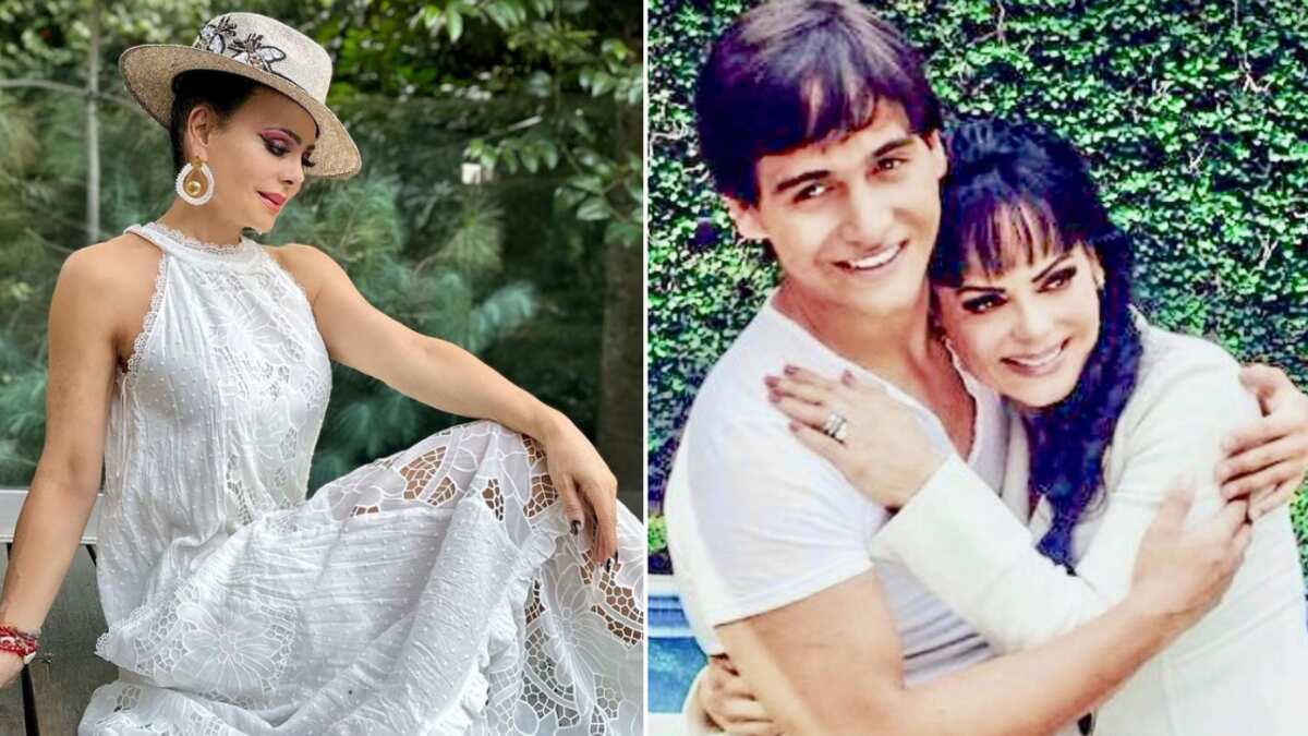 Maribel Guardia y su hijo Julián Figueroa