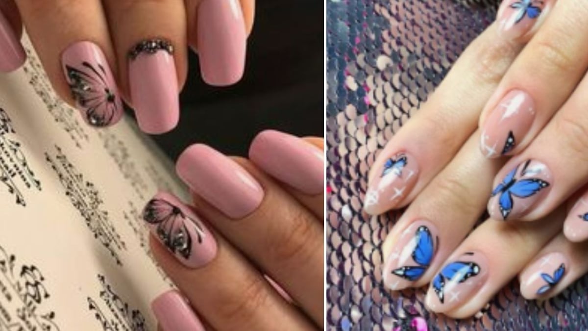 Uñas con mariposas: 4 diseños antiedad que estilizan los dedos a las mujeres de 40 años