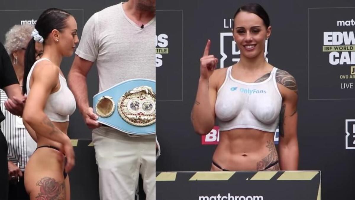 La boxeadora Cherneka Johnson triunfa en el ring y en OnlyFans.