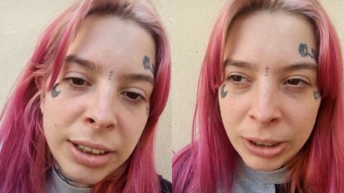 La joven reapareció