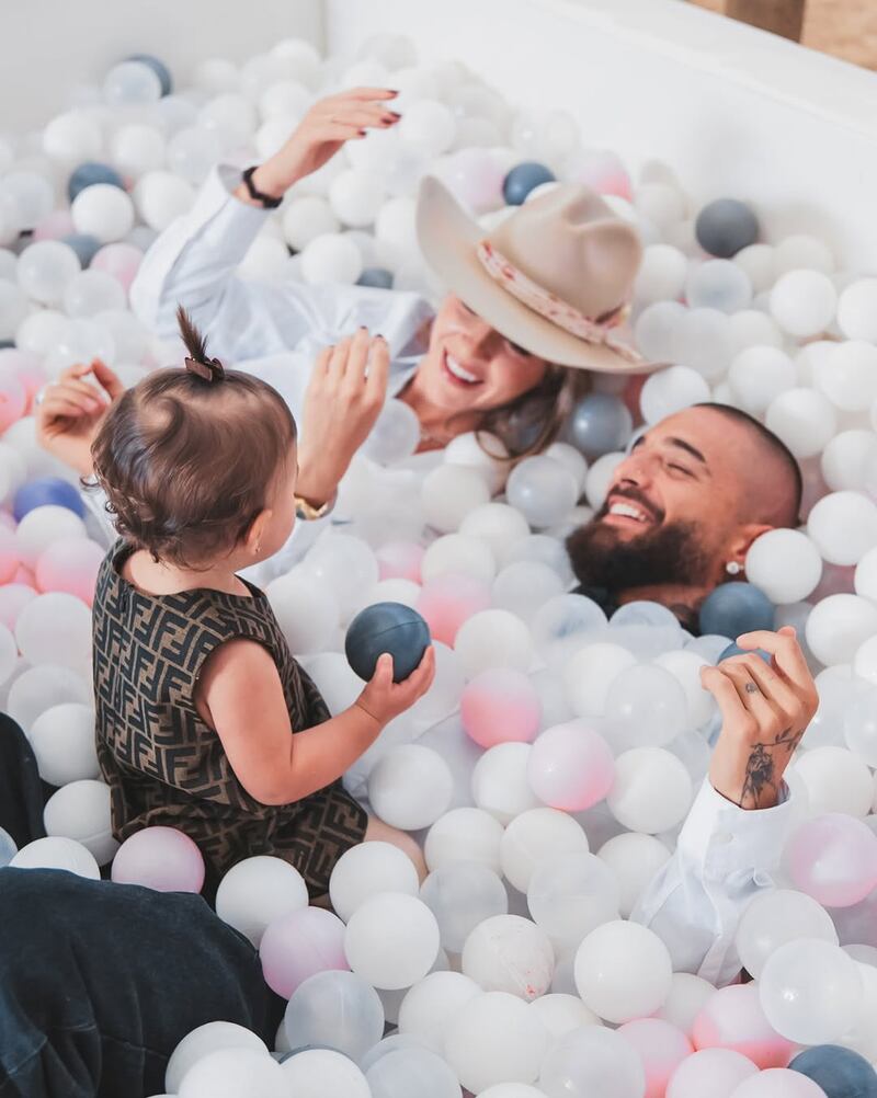 ¡Estilo vaquero! Así festejó Maluma el primer año de su hija Paris