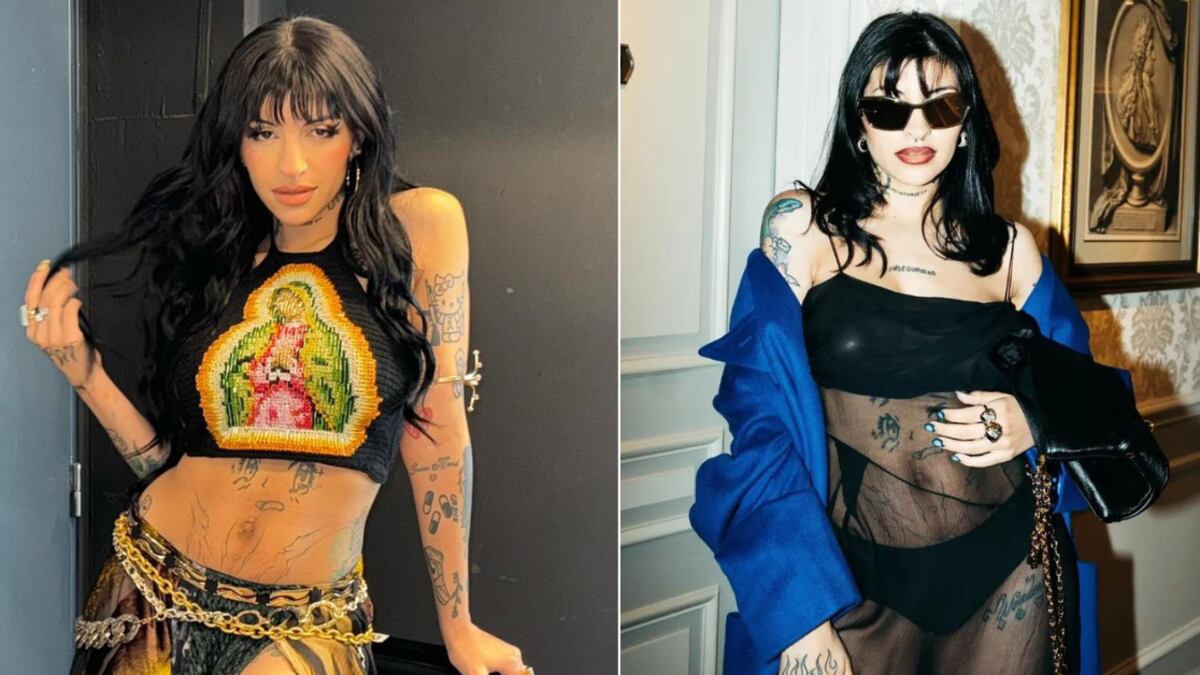 Así lucía Cazzu antes de ser famosa.