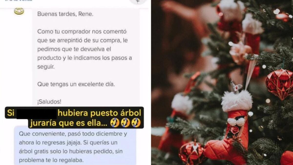 Usó el árbol de Navidad y lo devolvió en enero