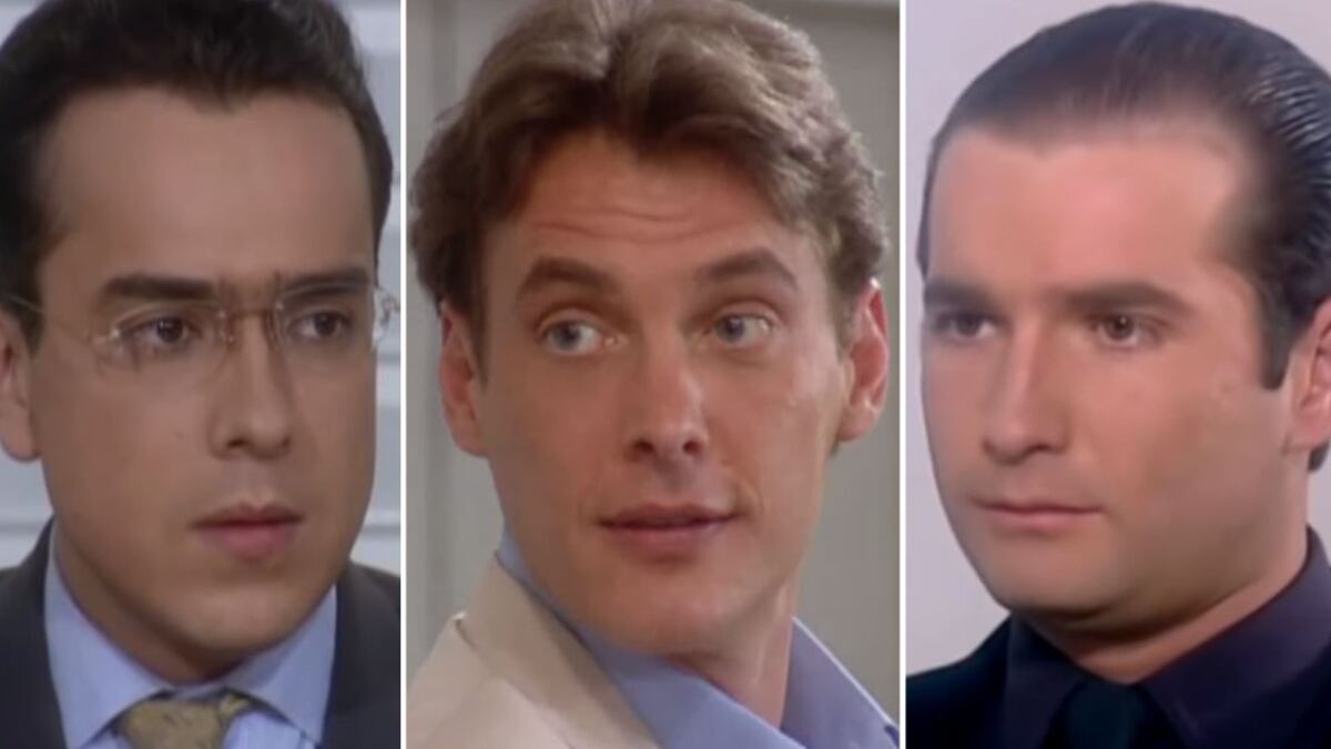 Jorge Enrique Abello, Patrick Delmas y Luis Mesa en 'Betty, la fea'