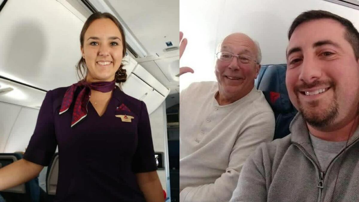 El papá sorprendió a su hija