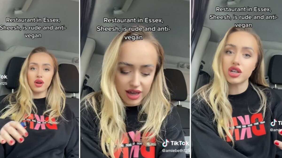 Una joven de 27 años vegana se llevó una mala experiencia en un restaurante al preguntar si tenían un plato solo a base de plantas