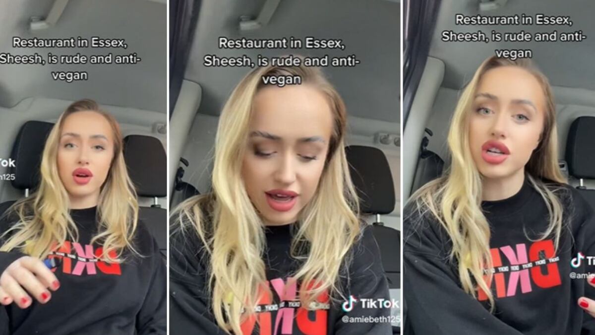Una joven de 27 años vegana se llevó una mala experiencia en un restaurante al preguntar si tenían un plato solo a base de plantas
