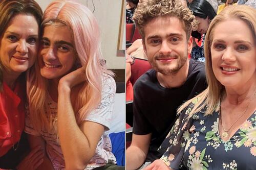 “Yo se los presto”: hijo de Erika Buenfil baila con vestido y desata polémica, pero su madre lo apoya