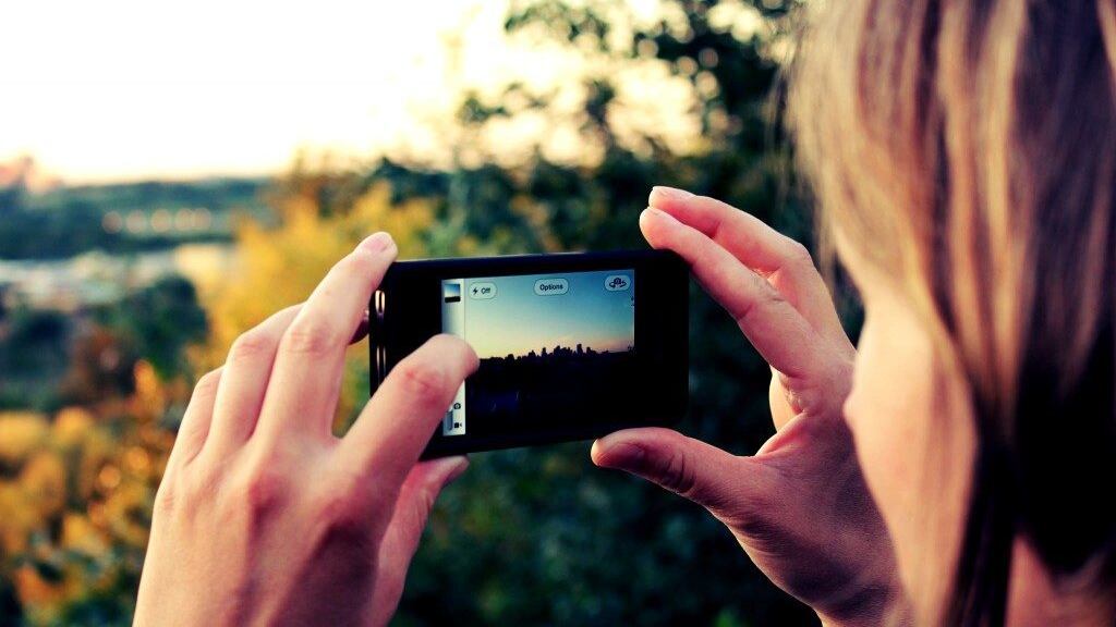 Tomar fotos es otro de los pasatiempos para disminuir el estrés.