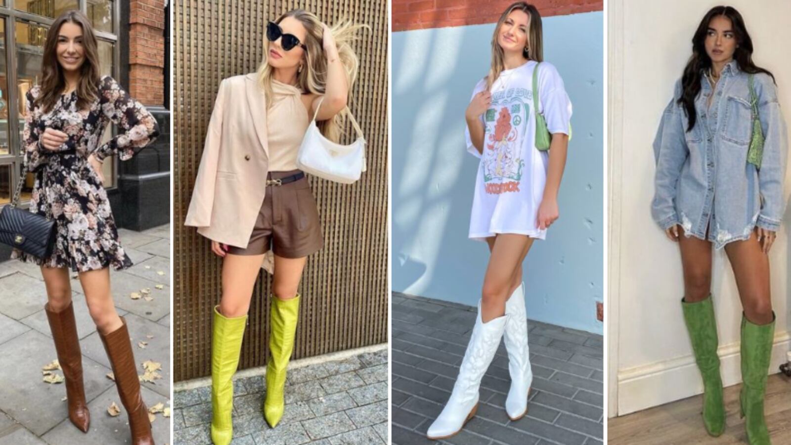 Botas altas en primavera 2024