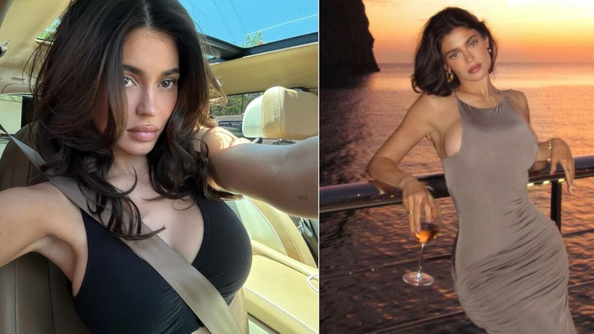 El look de Kylie Jenner escandalizó al público por lo ajustado que fue.