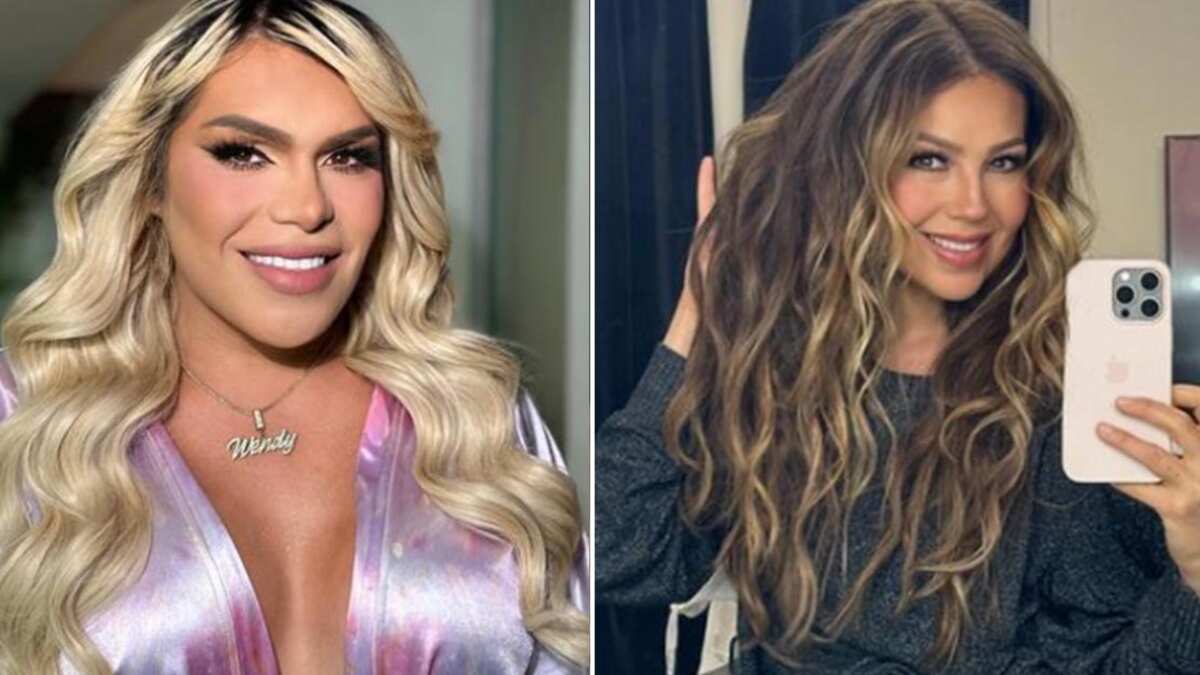 Wendy Guevara y Thalía Latin AMAS