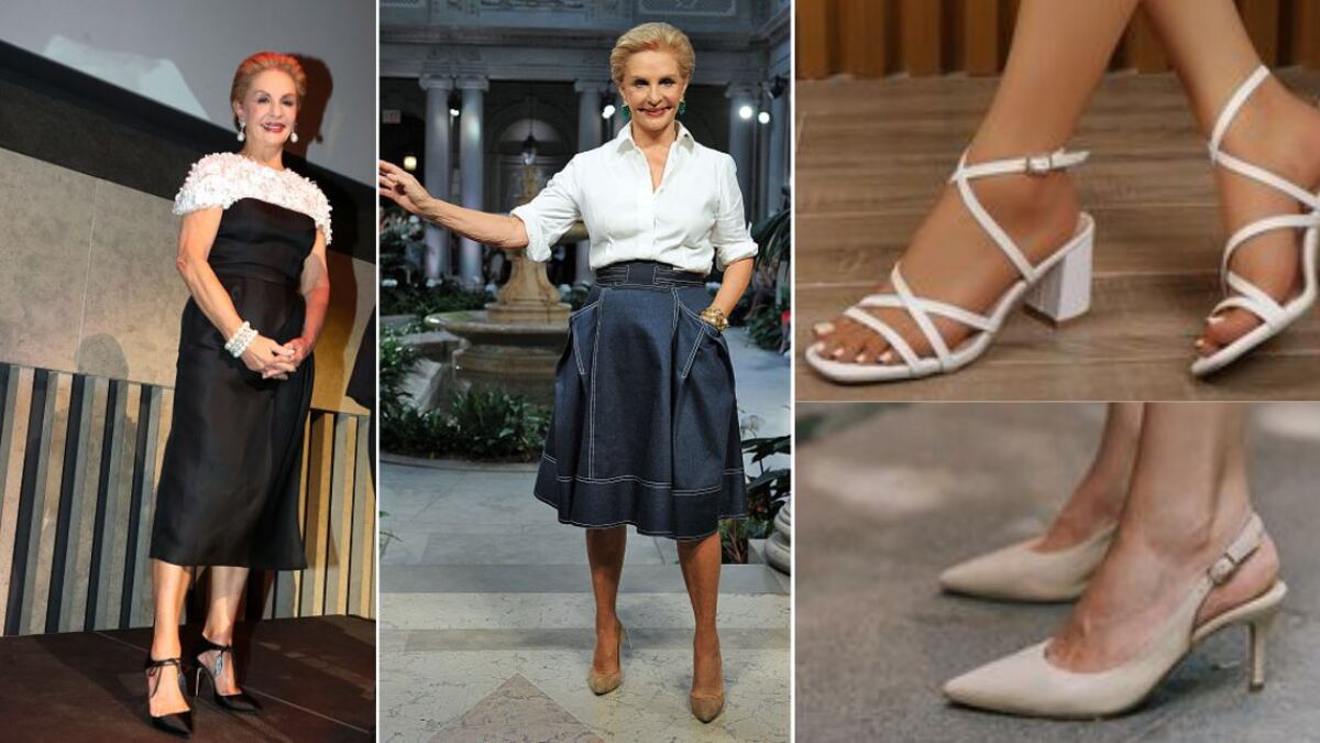 El único color de zapatos que Carolina Herrera recomienda para las mujeres de más de 40 años