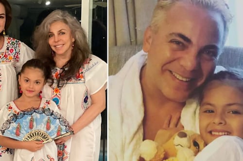¿El clon de Verónica Castro? Así de cambiada y grande está la hija de Cristian Castro a sus 10