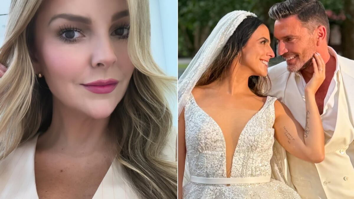 Así reaccionó Marjorie de Sousa a la boda de Julián Gil.