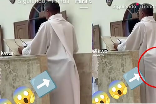 ¿Captan en video a fantasma durante misa tras la elección del nuevo papa?