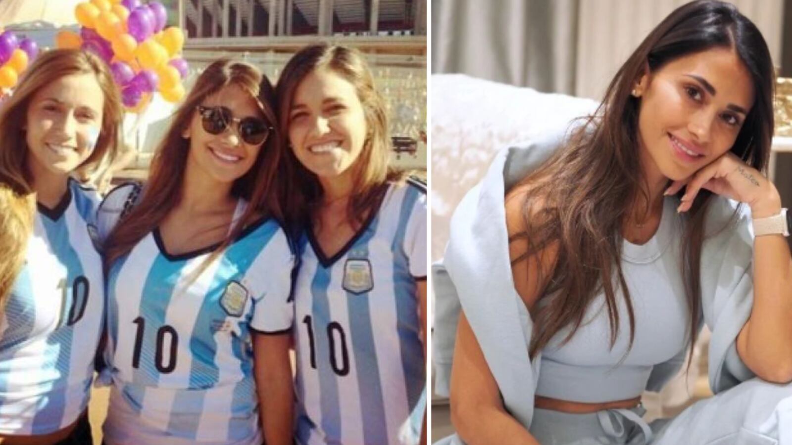 Antonela Roccuzzo y sus hermanas