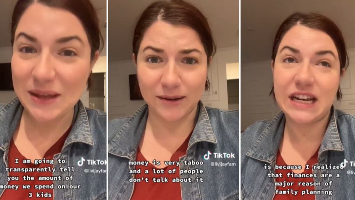 Dana Cirrone, de 33 años y madre de tres hijos, se hizo viral en las redes sociales, porque esta mujer decidió calcular cuánto gasta en sus pequeños