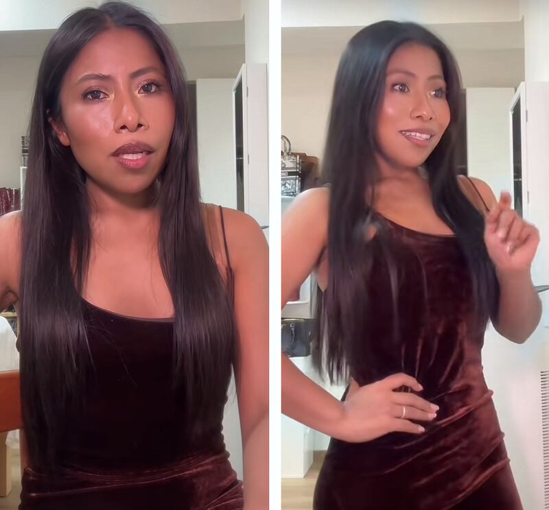 Yalitza Aparicio presume su figura en TikTok