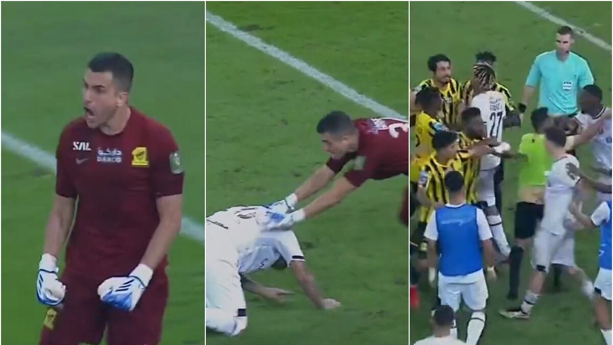 Portero se las dio de ‘Dibu’ en los penales y los rivales se le fueron encima