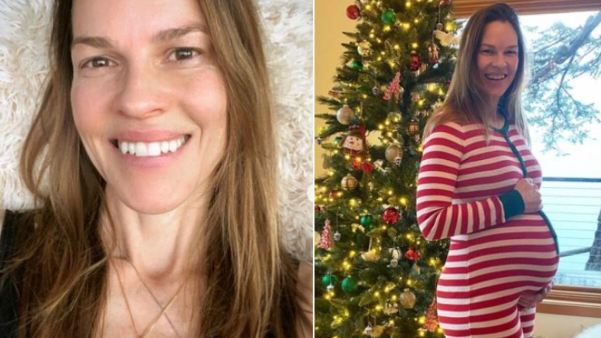 Así presume Hilary Swank su embarazo a sus 48 años y prueba que vive su mejor momento
