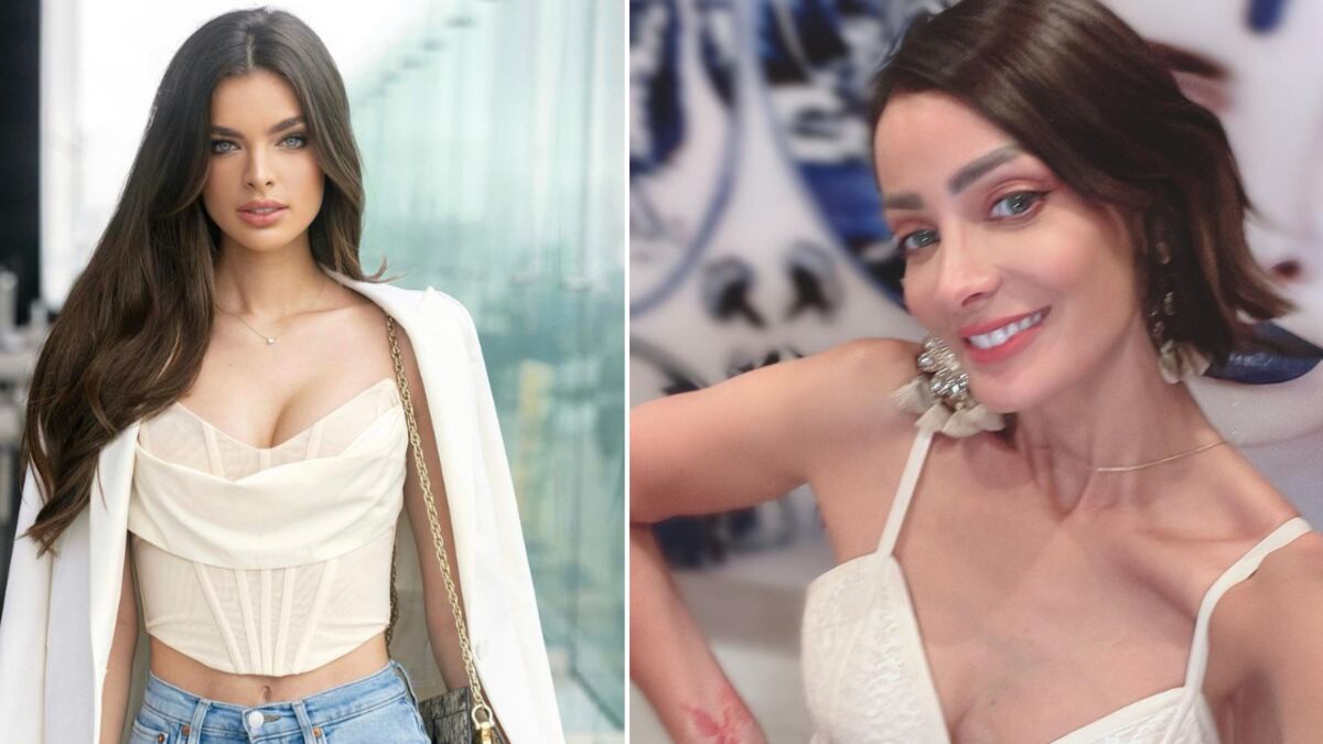 Dos fotografías se viralizaron luego de mostrar el gran parecido que hay entre la ex de Marc Anthony y Nadia Ferreira.