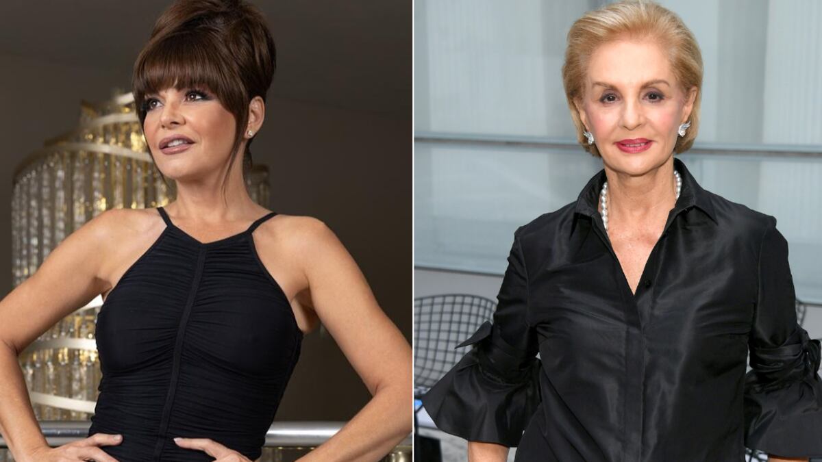 Itatí Cantoral causó furor por este look ‘total black’.