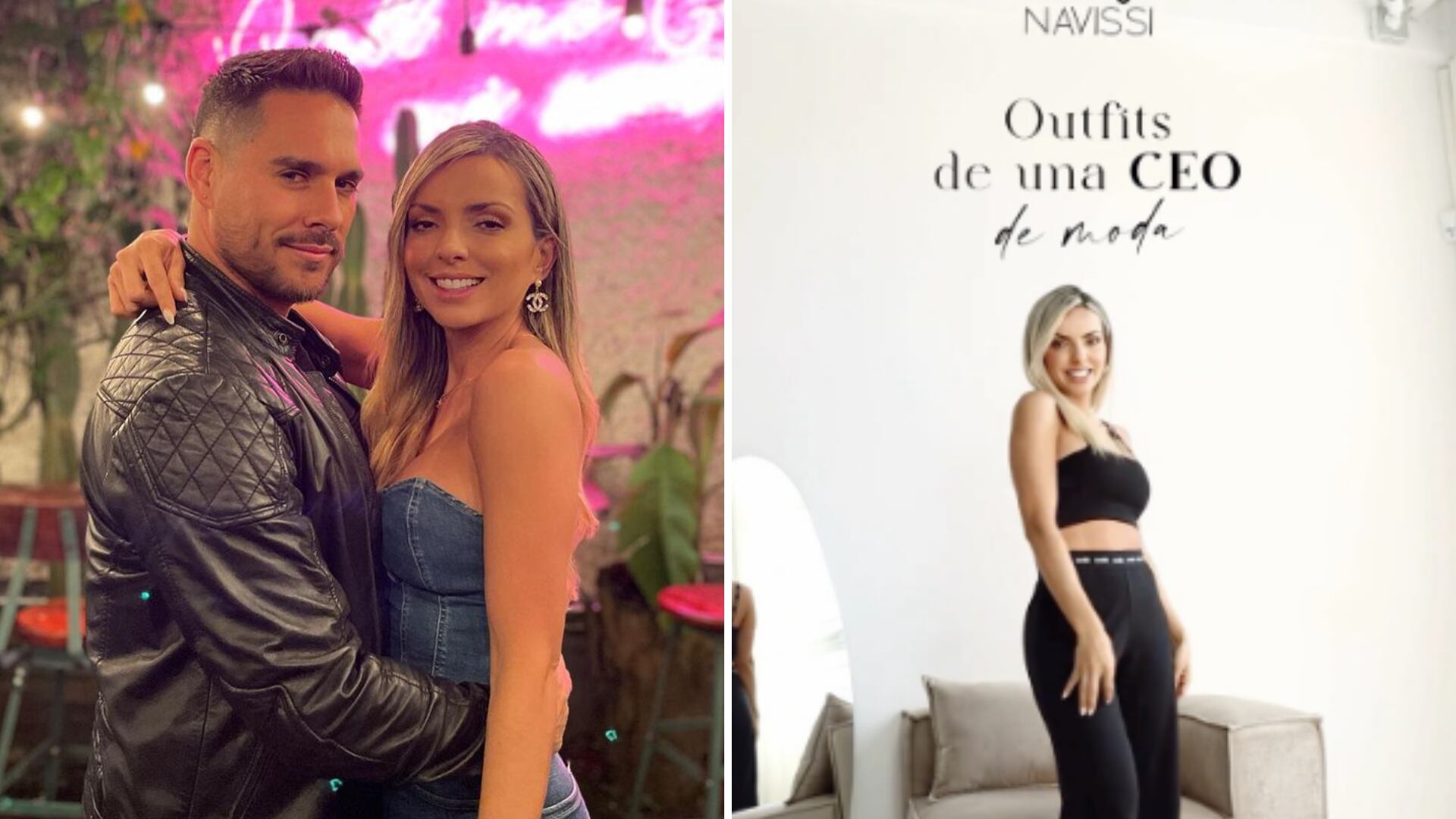 Juliana Diez tiene una marca de ropa.