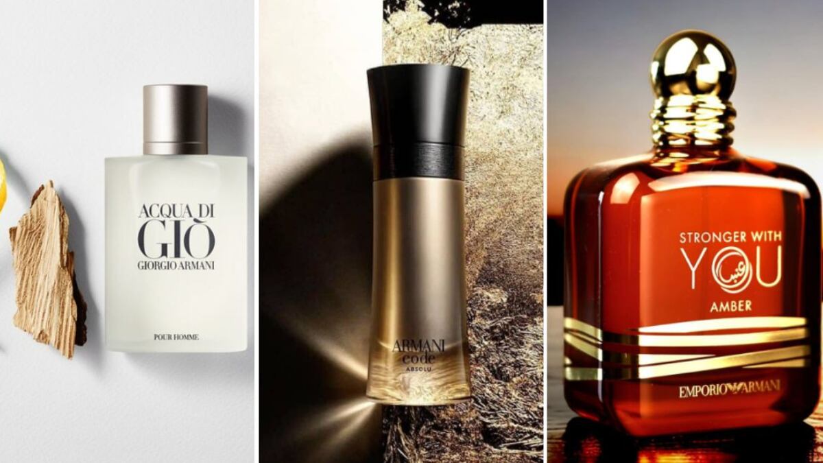 Perfumes de Armani, perfumes de hombre