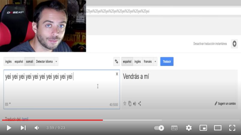 La verdad detrás del mensaje de terror al escribir yei