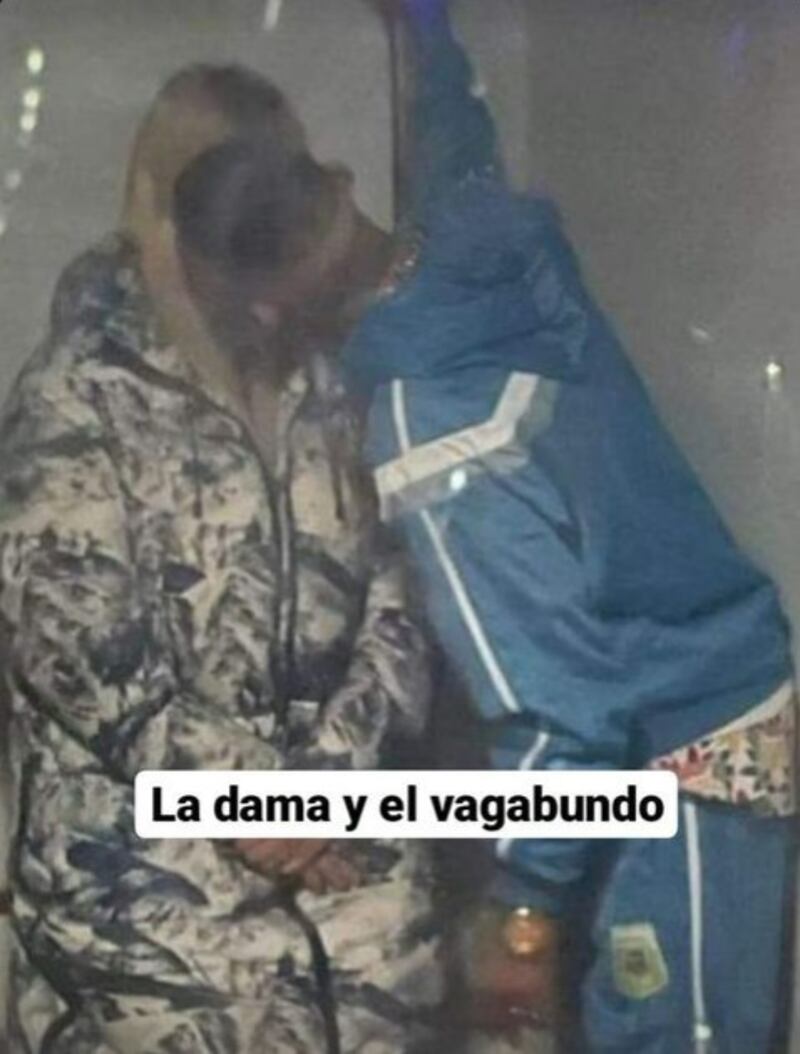 La imagen se viralizó