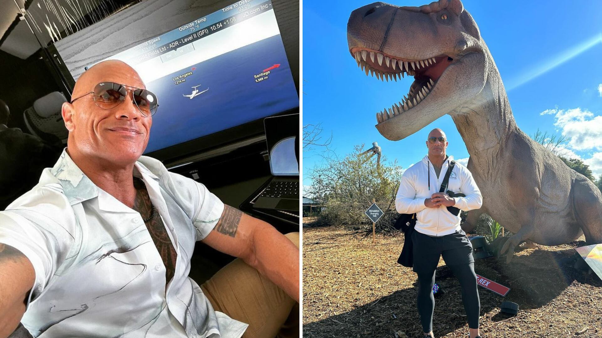 'La Roca' se llevó elogios por hazaña en divertido video.