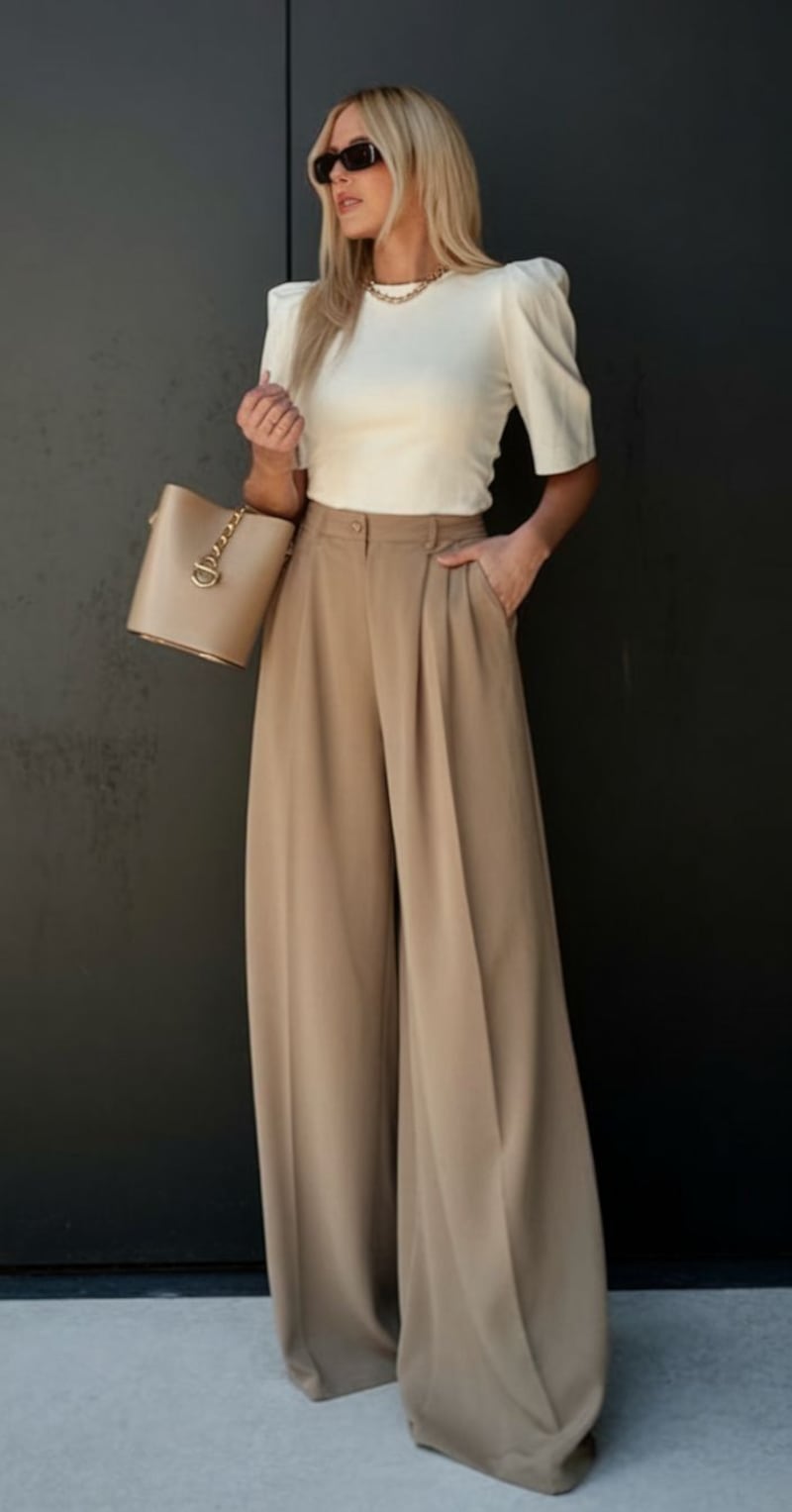 Pantalones fluidos en tendencia