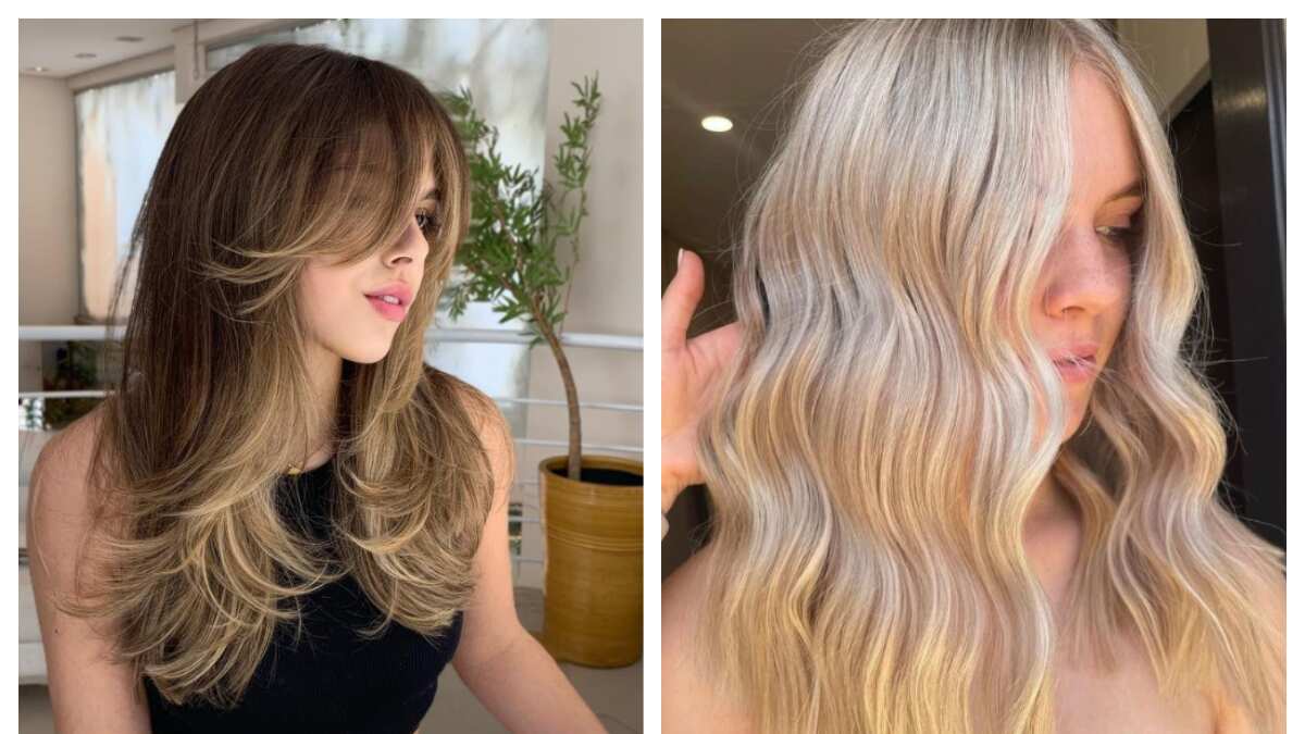 Las mechas platinadas son ideales para todo tipo de rostros