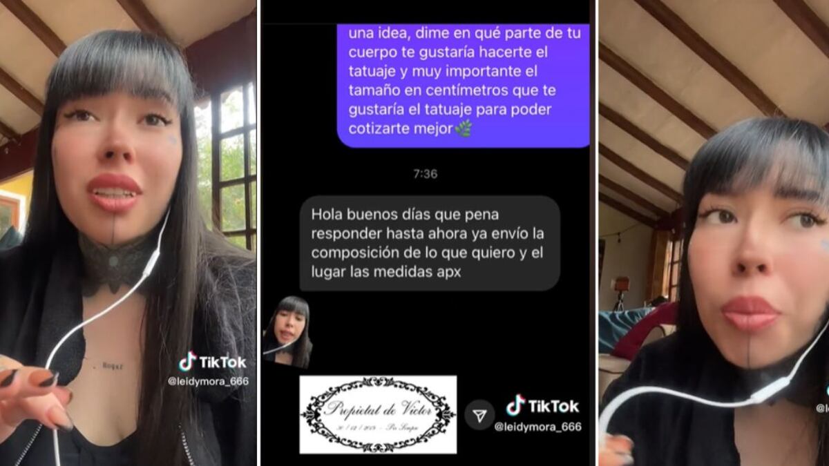 La joven tatuadora aprovechó la plataforma para enviar un mensaje a la clienta y a todas las mujeres que se atreven a pedir tatuajes machistas.