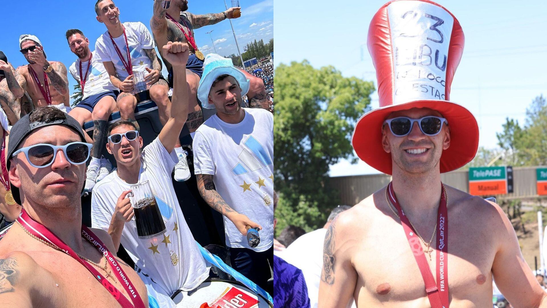 El 'Dibu' Martínez celebró con una nueva broma hacia Mbappé.