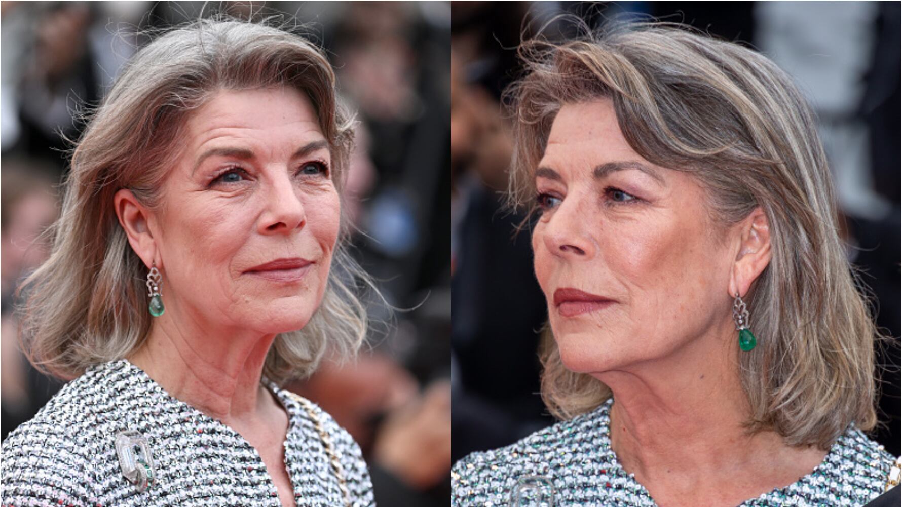 Carolina de Mónaco y sus mechas para las canas