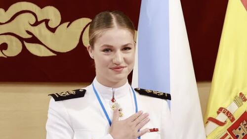 La princesa Leonor dejó atrás su uniforme de la Armada