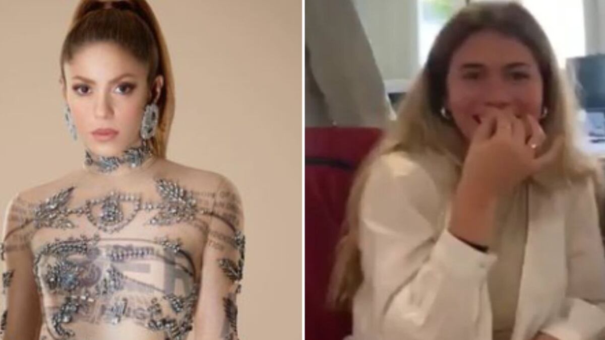 Shakira brilla con vestido transparente y a Clara Chía Martí la critican