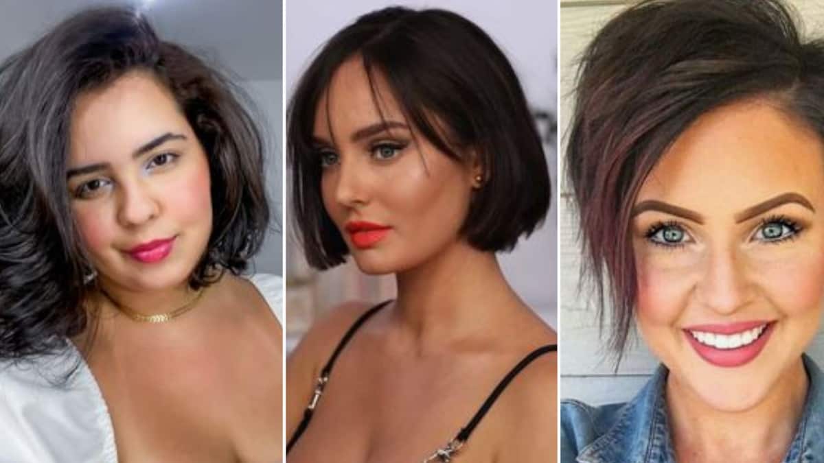 5 cortes bob asimétricos para mujeres de cara redonda que estilizan el rostro