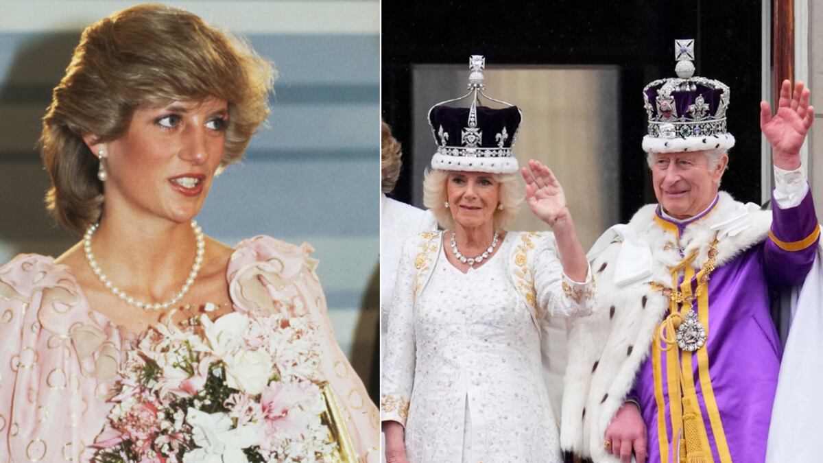 Lady Di, Carlos III y Camila Parker