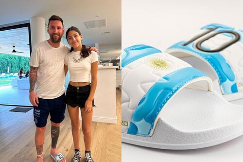 Messi sorprendió con un humilde mensaje a un fabricante de chalas y lo convirtió en viral