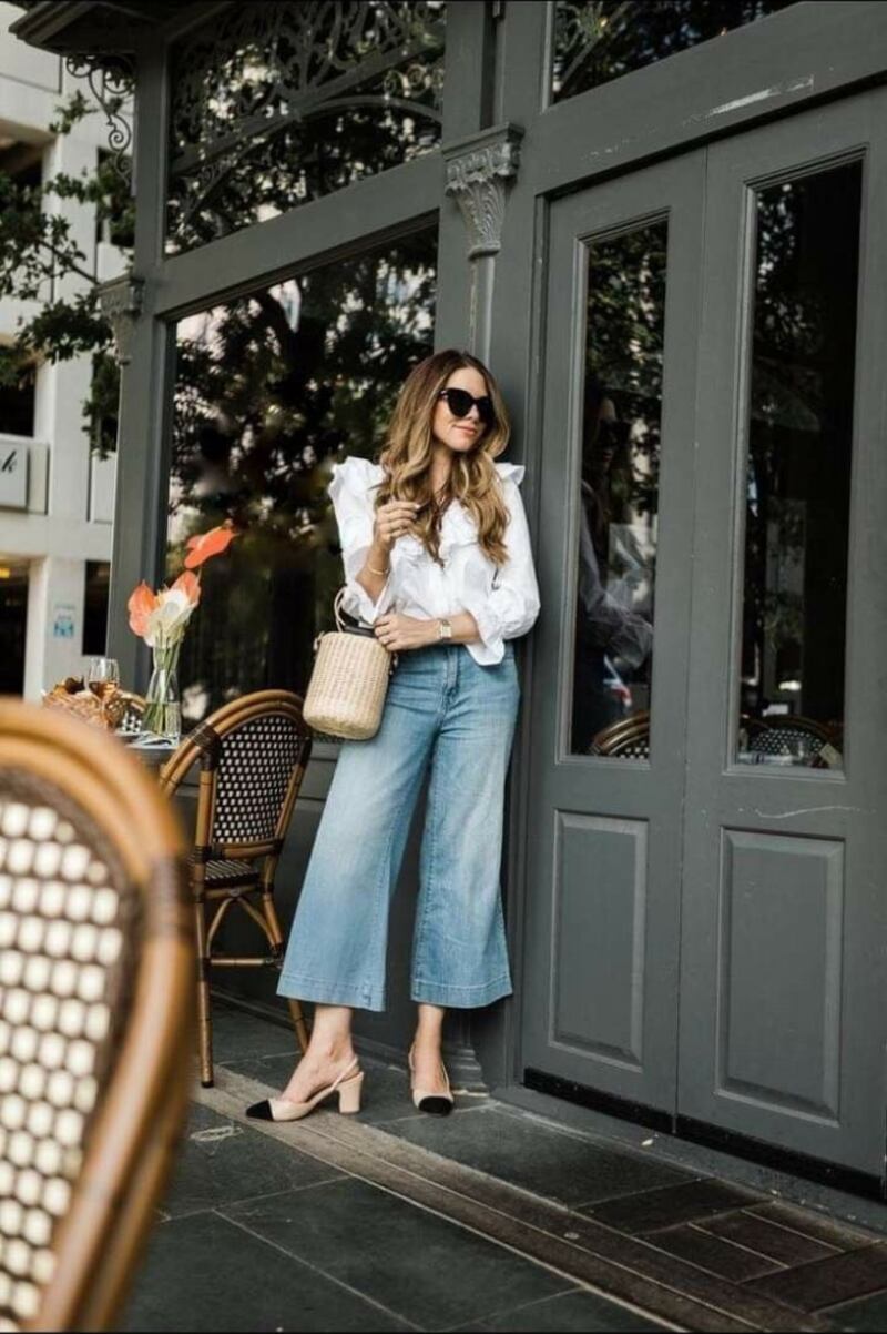 Así es como puedes llevar pantalones culotte de forma elegante