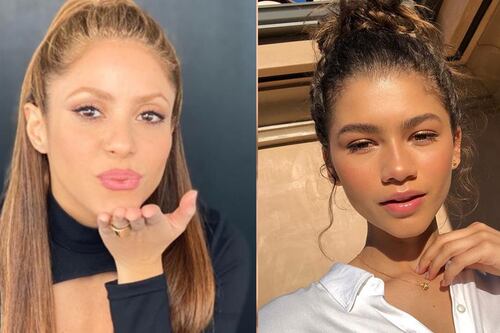 “Pensé que era Shakira”, el nuevo look de Zendaya por el que la confunden con la cantante, pero “una luce mejor”