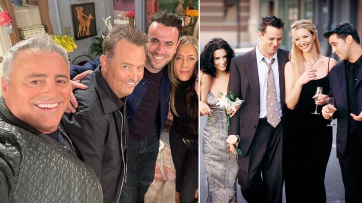Matt LeBlanc y Matthew Perry Friends